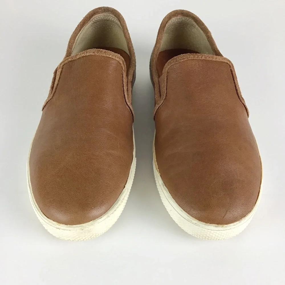Frye Cognac Slip On Leather Sneaker | Men’s 7.5